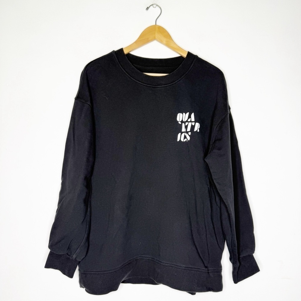 Lululemon x Qualtrics Black Crewneck Sweatshirt Women’s Medium